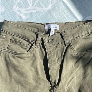 LOFT Olive Green Pants